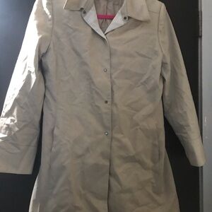 Tahari Tan Pea Coat Classic Design